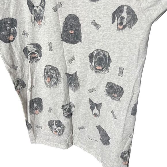 VTG 1995 Relevant Products All Over Dogs Shirt USA OS - Picture 3 of 6